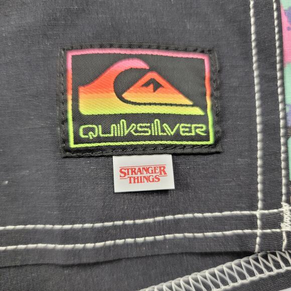 Quiksilver x Stranger Things Boardshorts Men’s 40 Recycled Hemp Stretch Surf - Picture 5 of 7